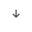 A black arrow pointing down on top of a white background.